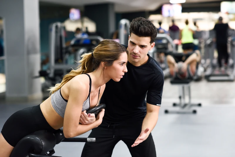 Un entrenador personal