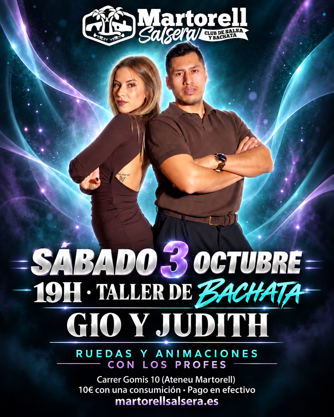 Cartel de Taller de Bachata